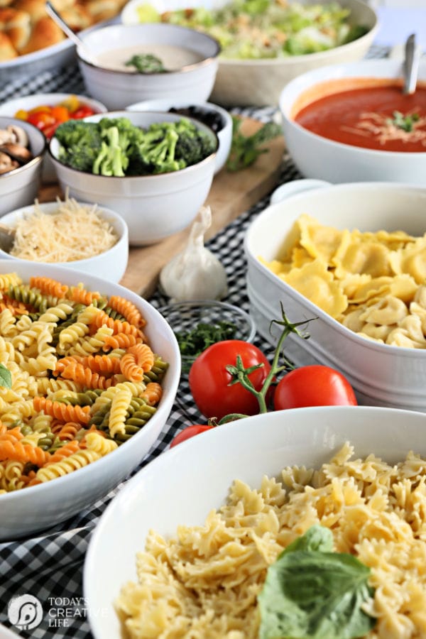 How To Host A Pasta Bar Today S Creative Life