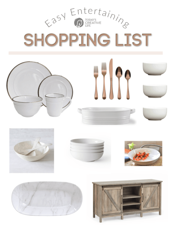 Where to Find White Serve ware for Entertaining | TodaysCreativeLife.com