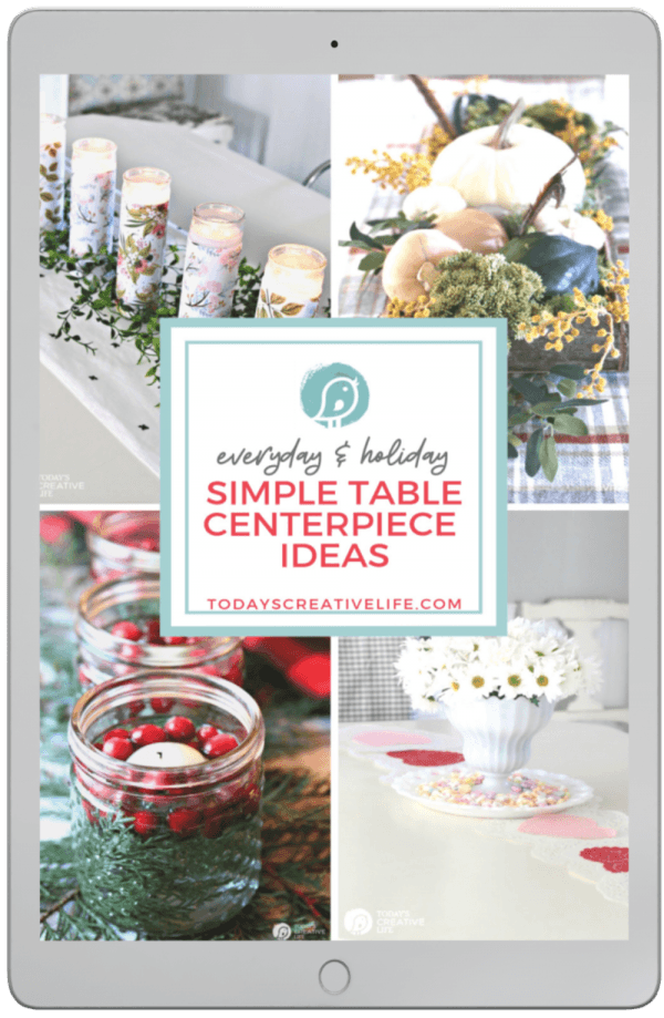 Simple Table Centerpiece Ideas Book