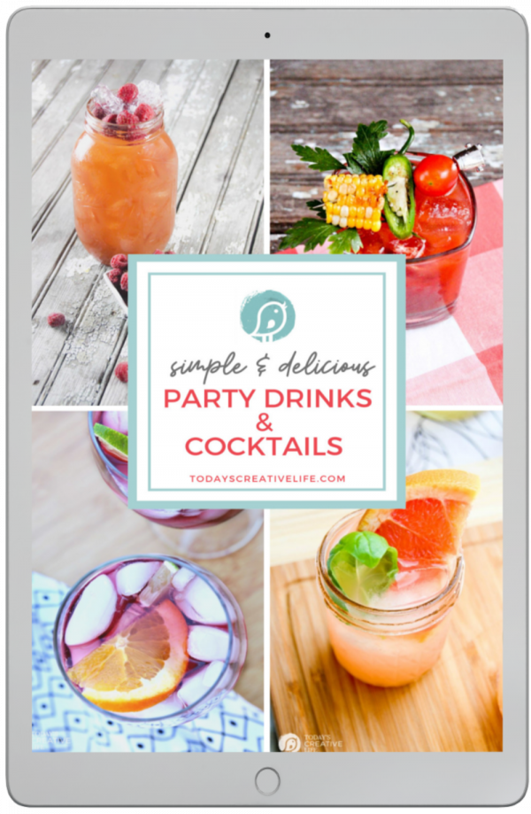 Party Drinks & Cocktails recipe book