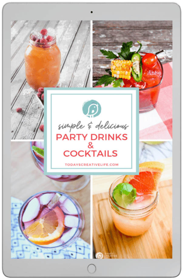 Party Drinks & Cocktails recipe book