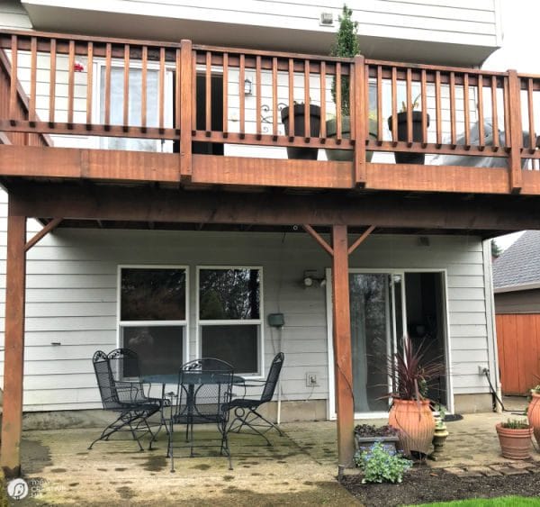 Wood Deck that needs replacing