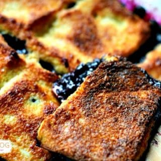 Overnight Blueberry French Toast Casserole