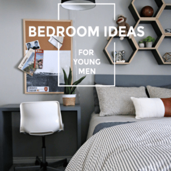 Bedroom Ideas for Young Men | TodaysCreativeLife.com