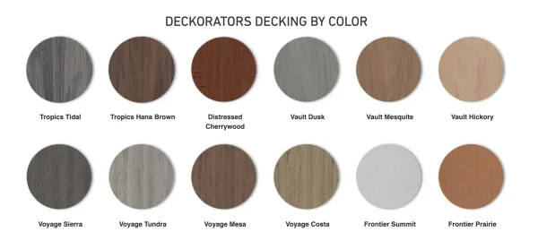 Deckorators Composite Deck Colors 