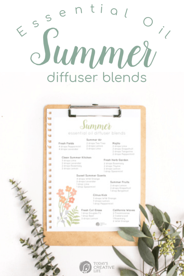 Essential Oil Diffuser Blends for Summer - Today's Creative Life