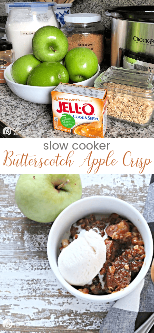 Apple Crisp with ingredients