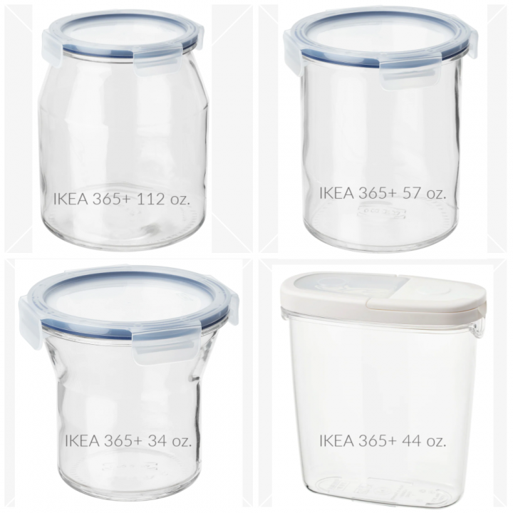 IKEA 365+ Jar with lid, glass/plastic, 57 oz - IKEA