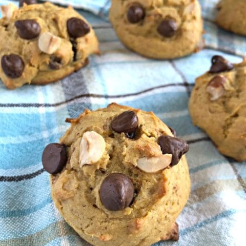 Pumpkin Cookies with Chocolate Chips