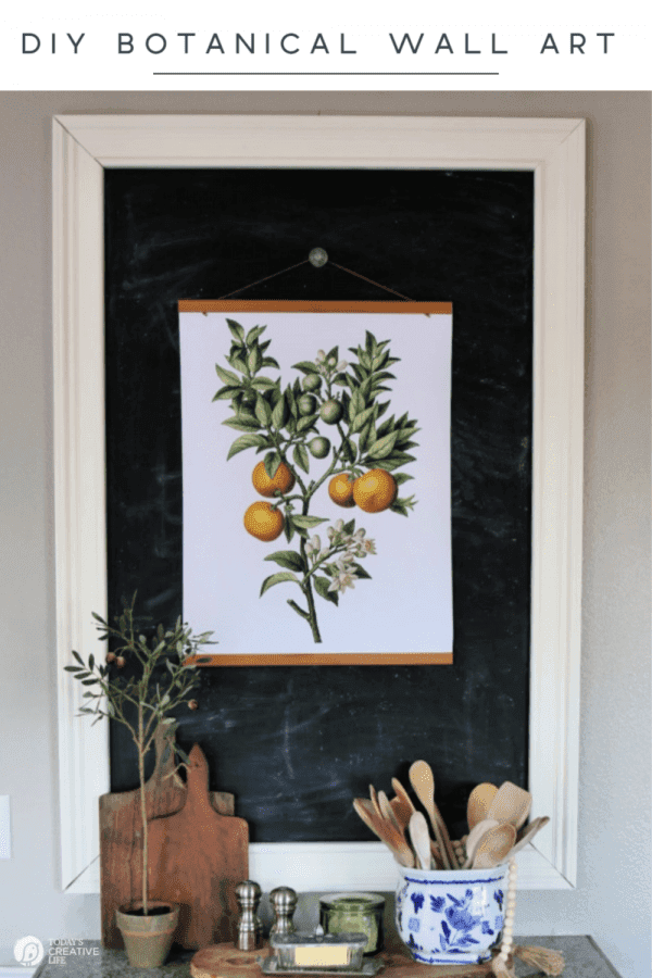 Diy Botanical Wall Art Today S Creative Life