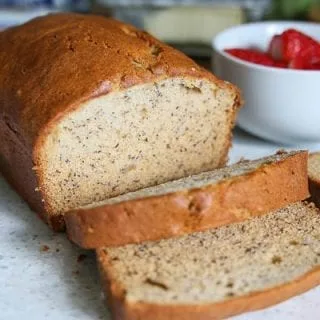 Loaf of banana bread