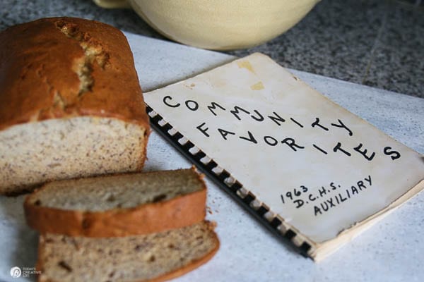 Banana Bread Loaf with Recipe Book