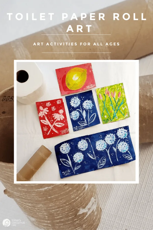 Photo collage of toilet paper roll art |Toilet Paper Rolls for Crafts