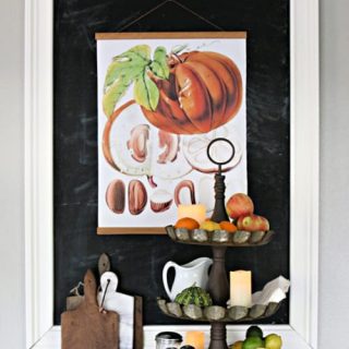 Fall Decorating with Botanical Wall Art