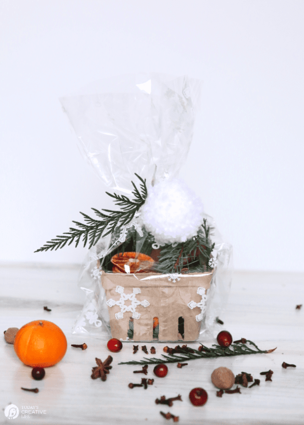 packaged and wrapped simmering Stovetop Potpourri