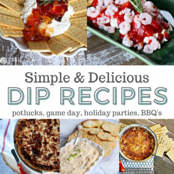 Easy Dip Recipes photo collage