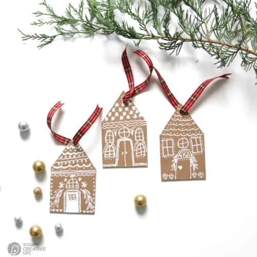 Gingerbread christmas ornaments homemade