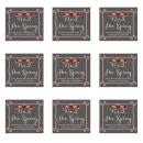 square labels for Poo Pourri 
