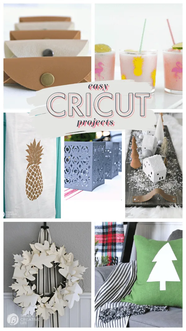 Photo collage of Cricut Craft Projects