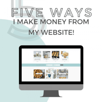 5 ways I make Money from my website image