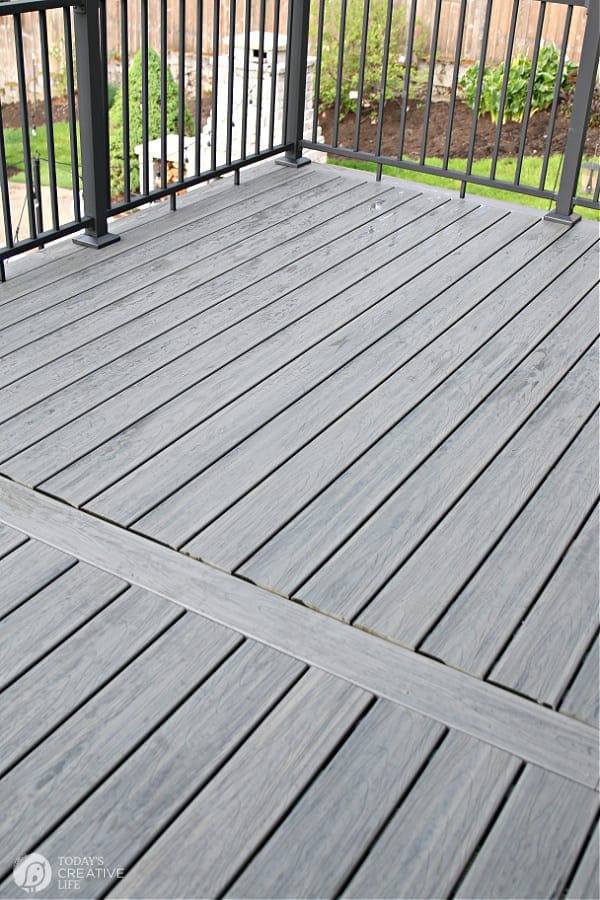 Cleaning a composite deck with Simple Green Soap