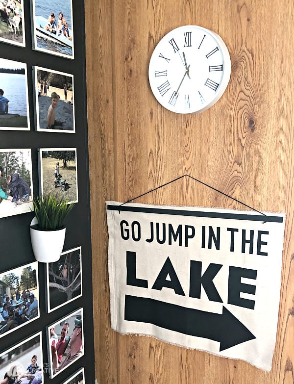 Go Jump in the Lake DIY for Wall Art