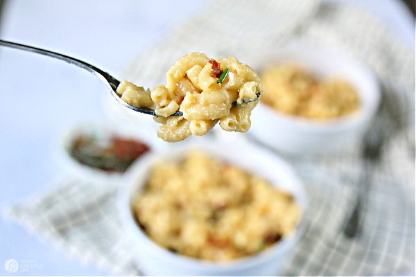 Take a bite of this recipe for creamy mac and cheese