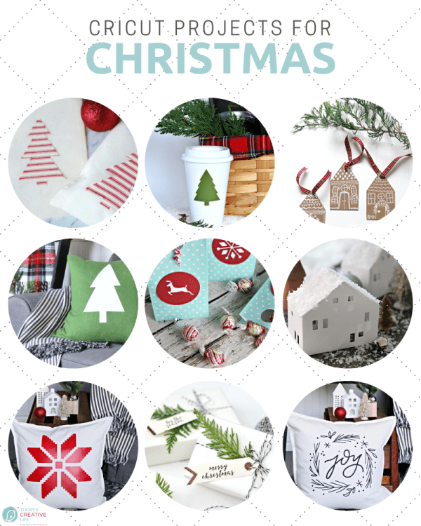 Cricut ideas for Christmas photo collage 