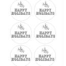 Happy Holidays Gift Tag