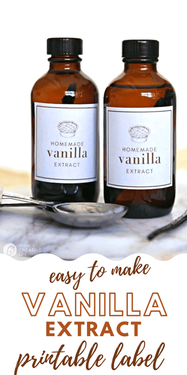 DIY Homemade Vanilla + Labels