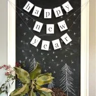 Printable Happy New Year Banner