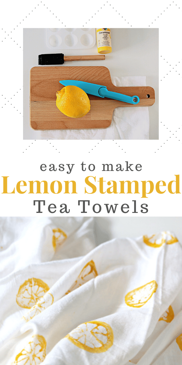 Stamping Tea Towels with Fruit: 7 Steps for an Easy Kitchen DIY