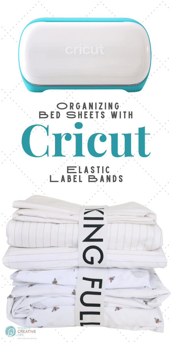 Bed Sheet Organizer and Storage Size Label Bands | Sheets Set Organizers for Linen Closet - Labeled Elastic Bedding Sheet Keepers Straps for