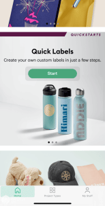 Cricut app for making quick labels