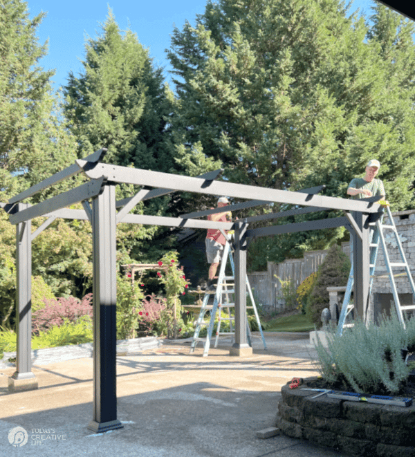 Building a pergola from pergola kits