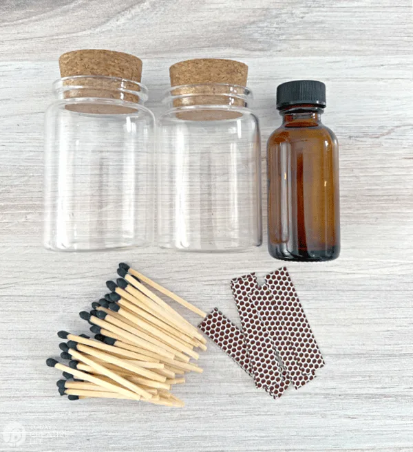 Supplies for making decorative matches