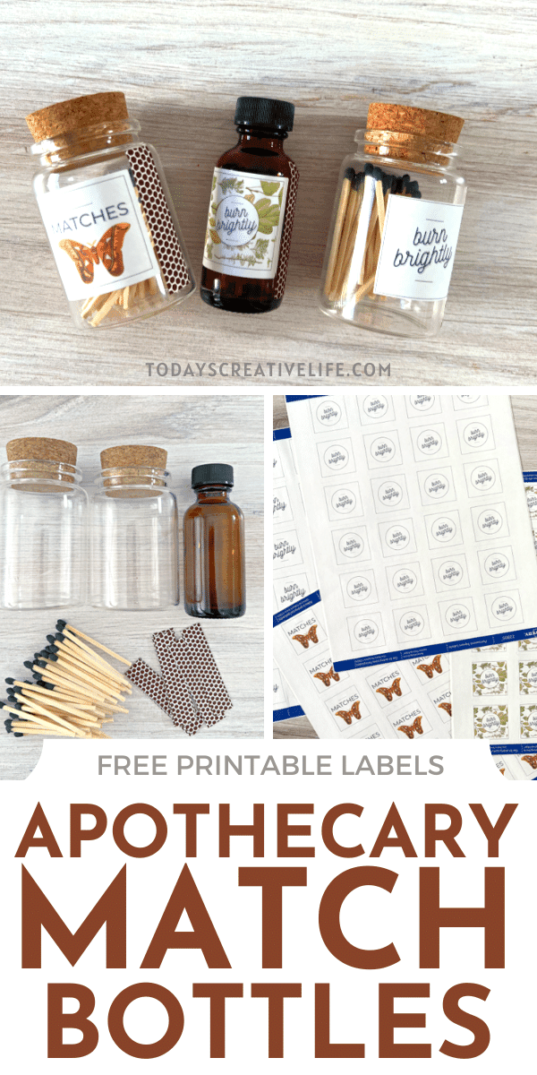 DIY Vintage Apothecary Spice Bottles