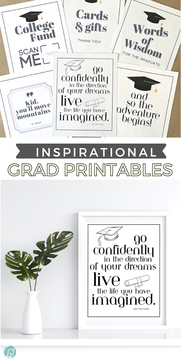 photo collage for graduation party ideas using printables.
