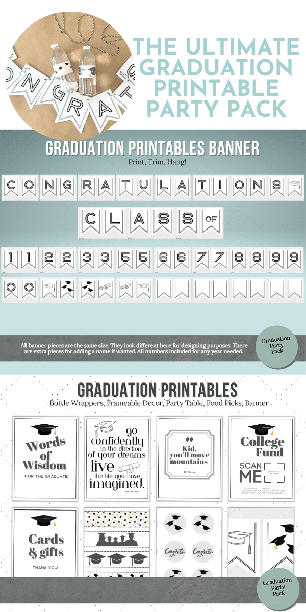 Graduation party ideas that are printable. 