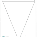 triangle template with fold over top