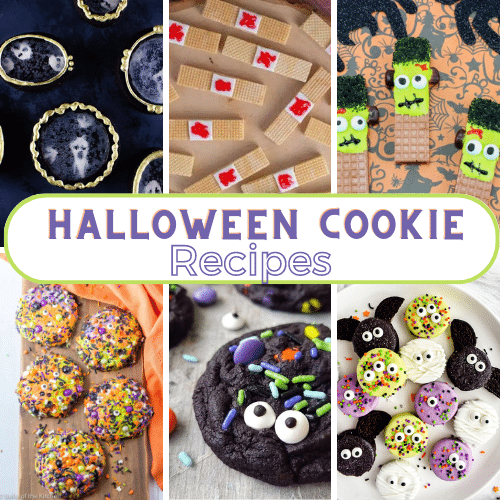 photo collage for Cookies for Halloween