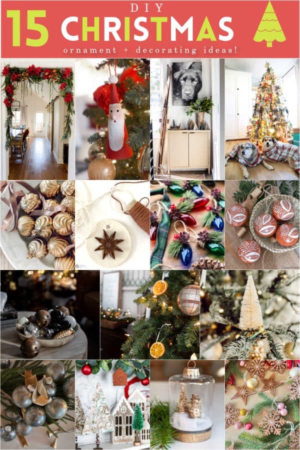 photo collage of 15 Christmas Decoration ideas