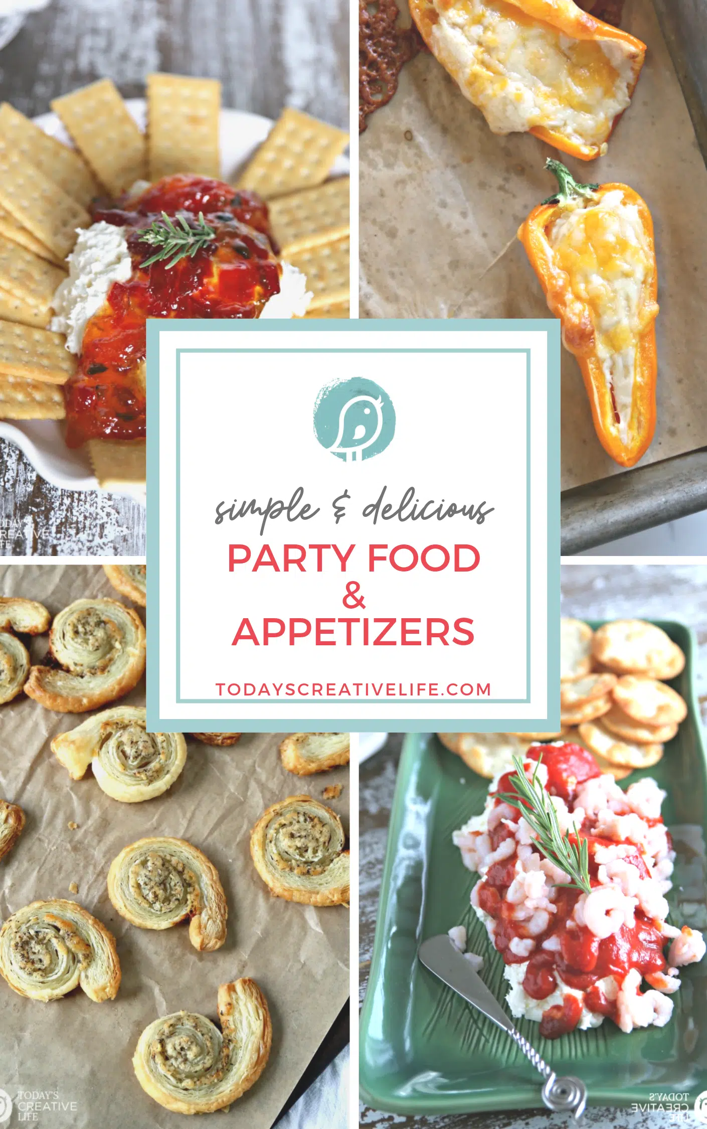 19 Party Food & Appetizers Recipe Book by Today's Creative Life