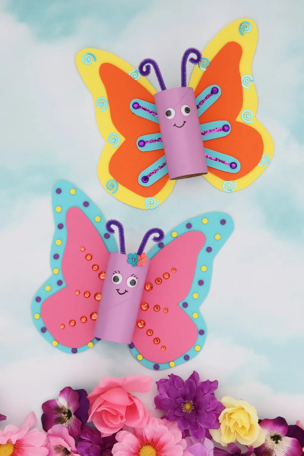 Butterfly Toilet Paper Roll Craft