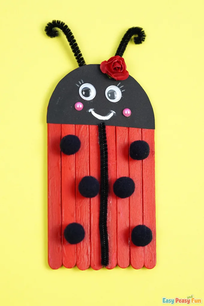 Craft Stick Ladybug