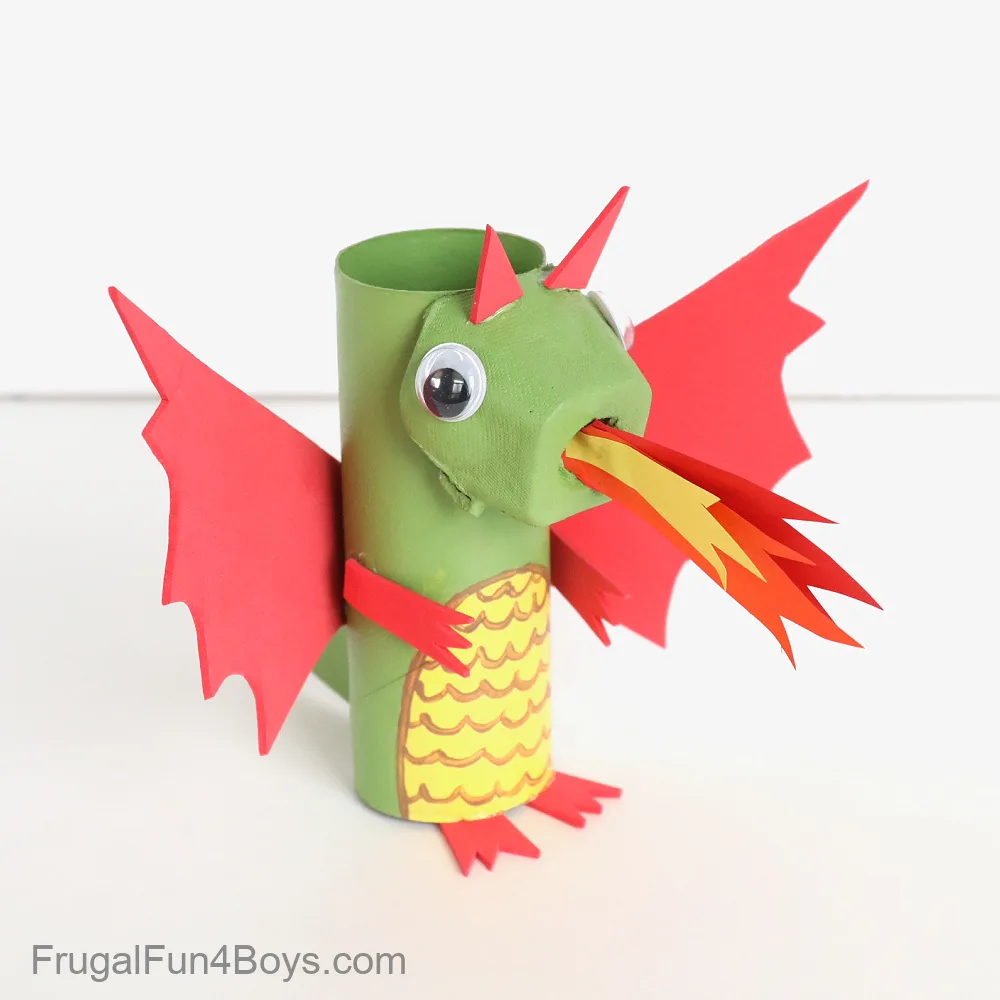 Paper Roll Dragon Craft