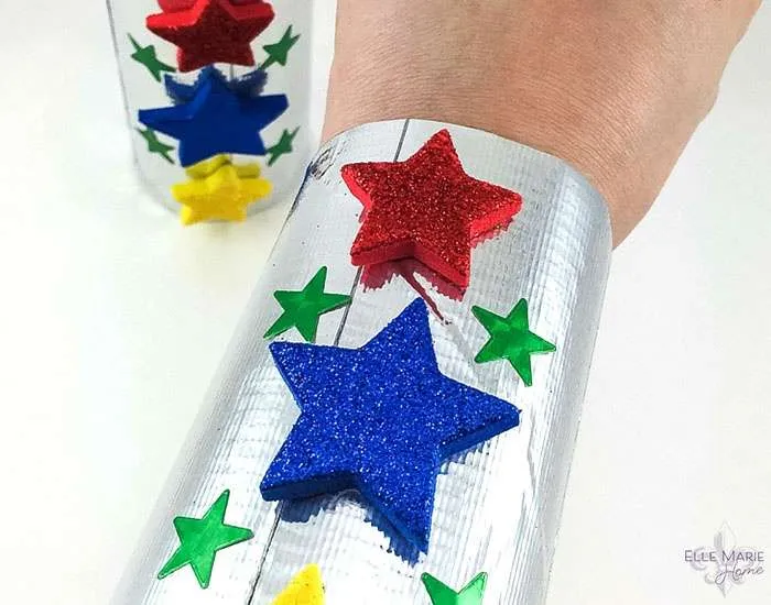 Paper Tube Superhero Cuffs