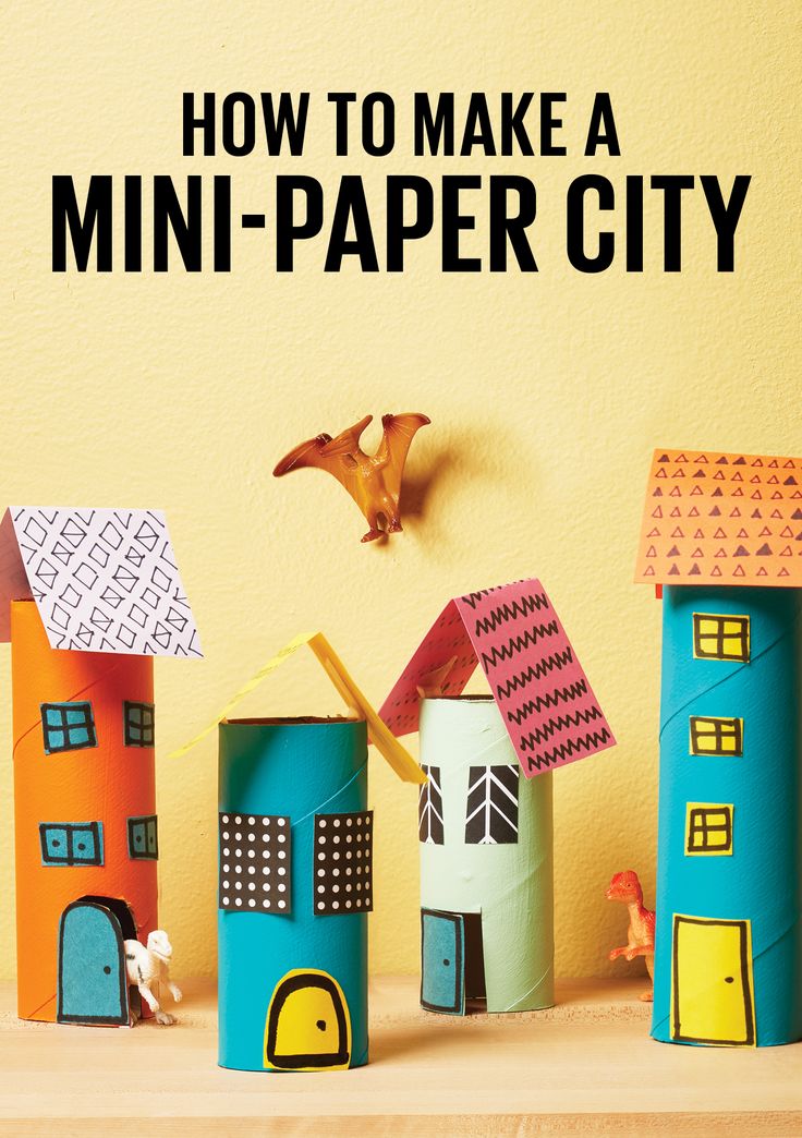 Paper Roll Mini City