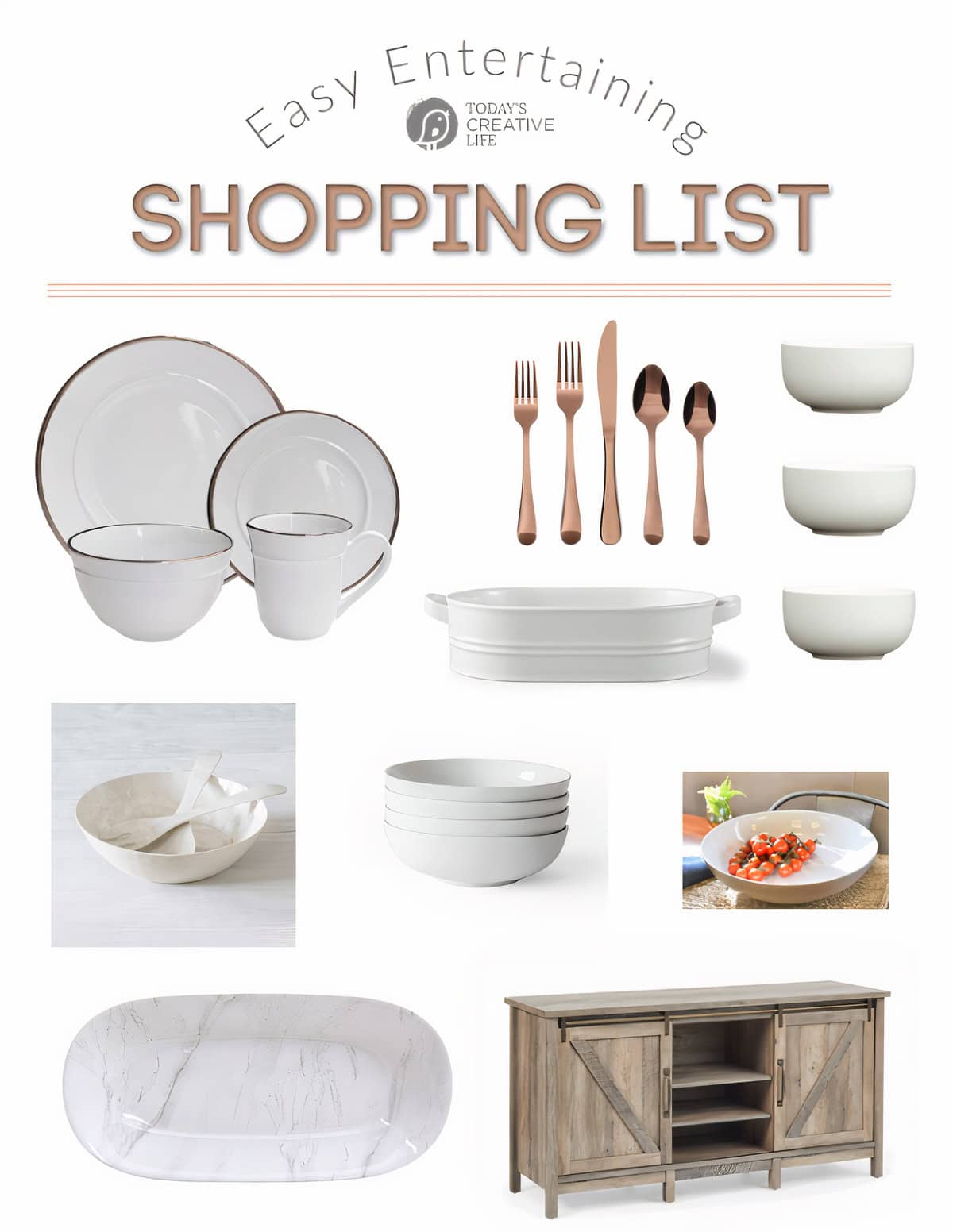 Where to Find White Serve ware for Entertaining