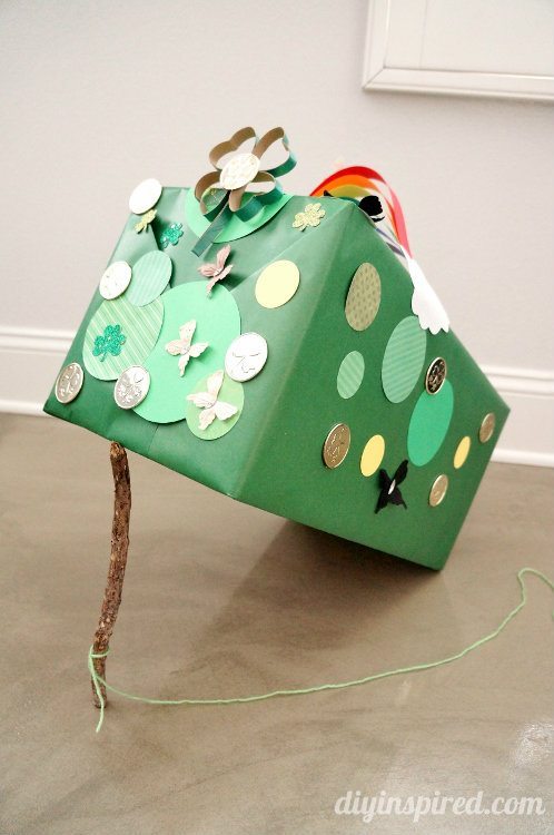 Cardboard Box Leprechaun Trap